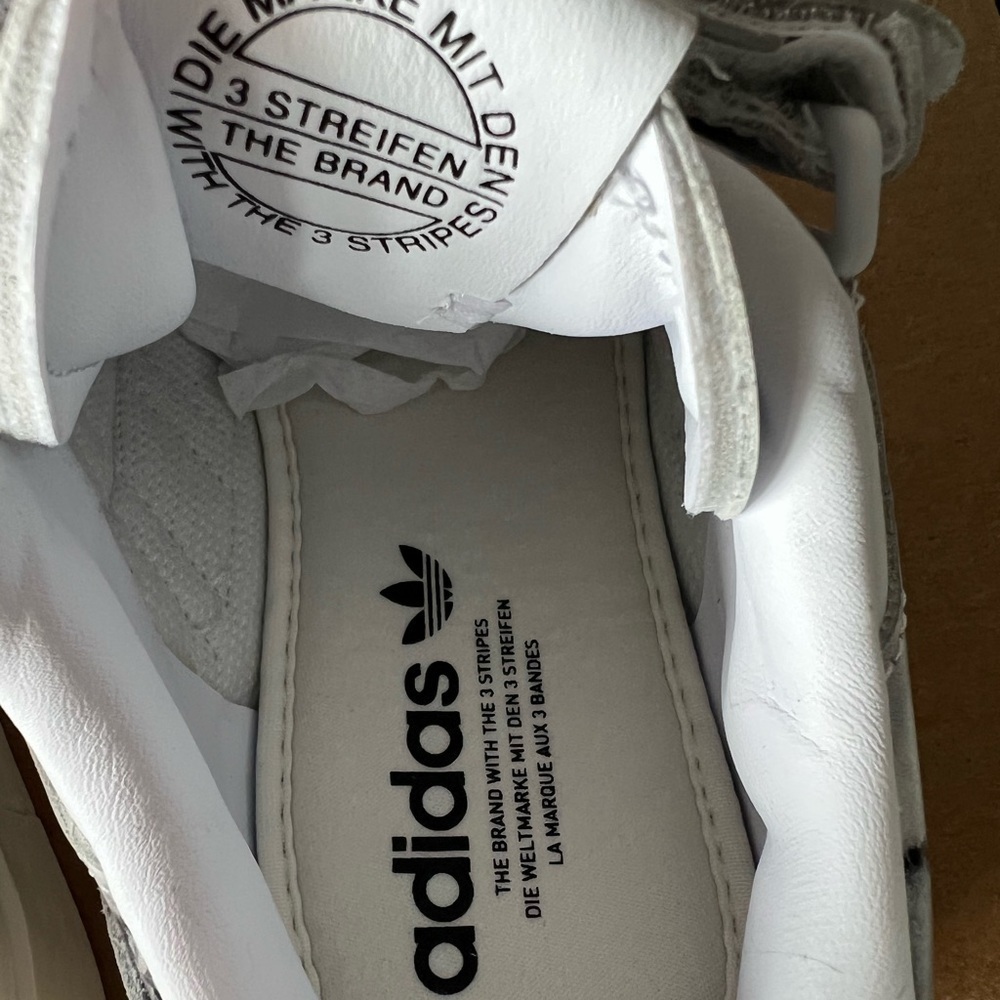 Adidas Originals Forum Bonega sneakers in white with marble print - Picture 14 of 15